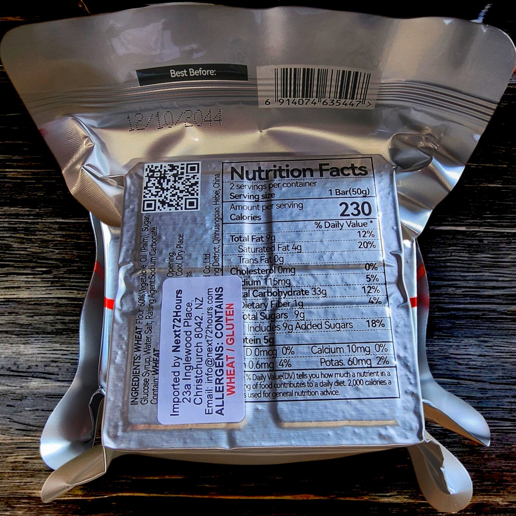 Emergency Food Rations | Plain Flavour | 20 Year Shelf-Life | 20 Rations