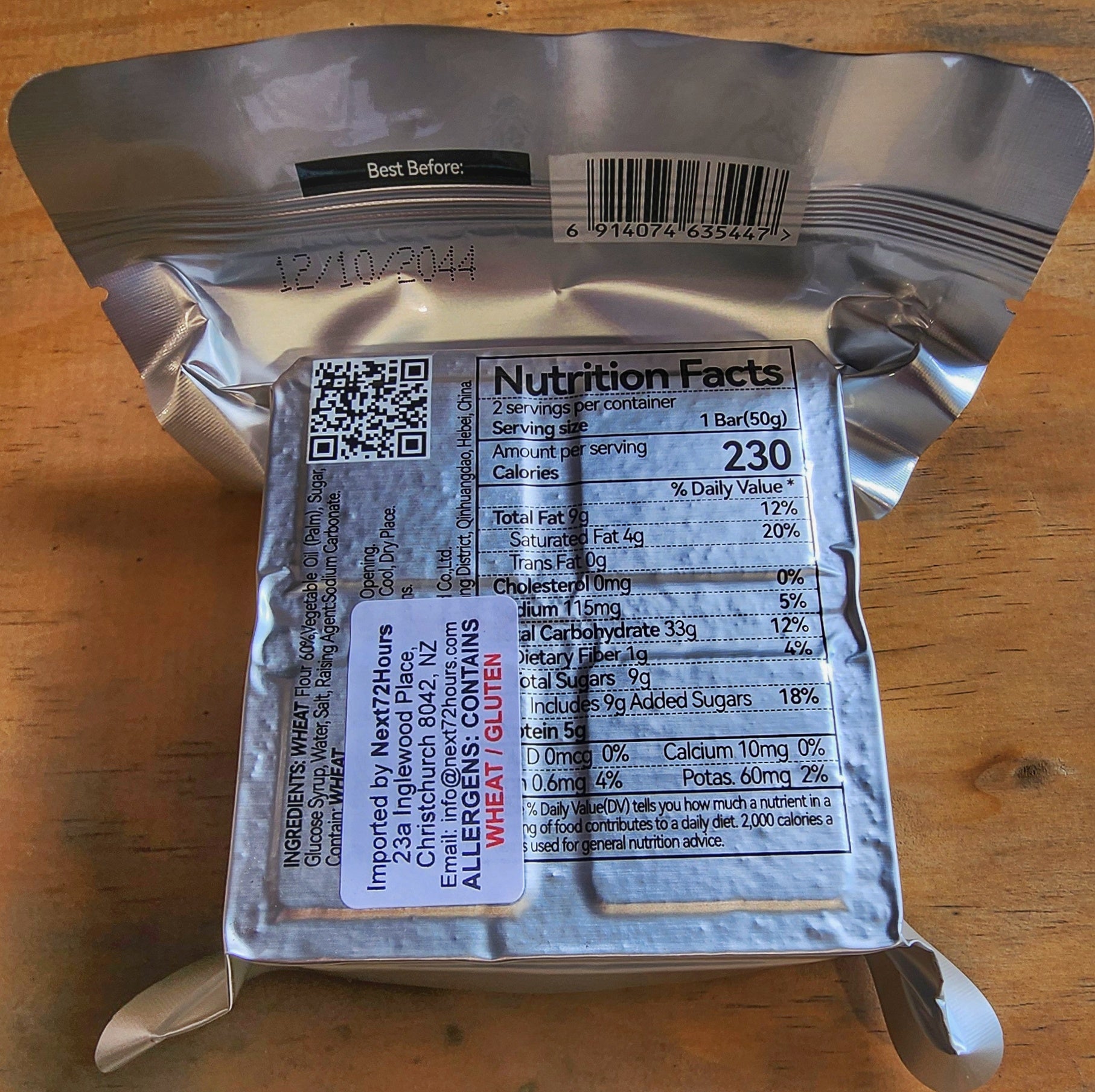 Emergency Food Rations | Plain Flavour | 20 Year Shelf-Life | 20 Rations