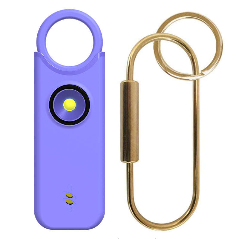 Personal Safety Alarm NZ | Lavender with Key Ring