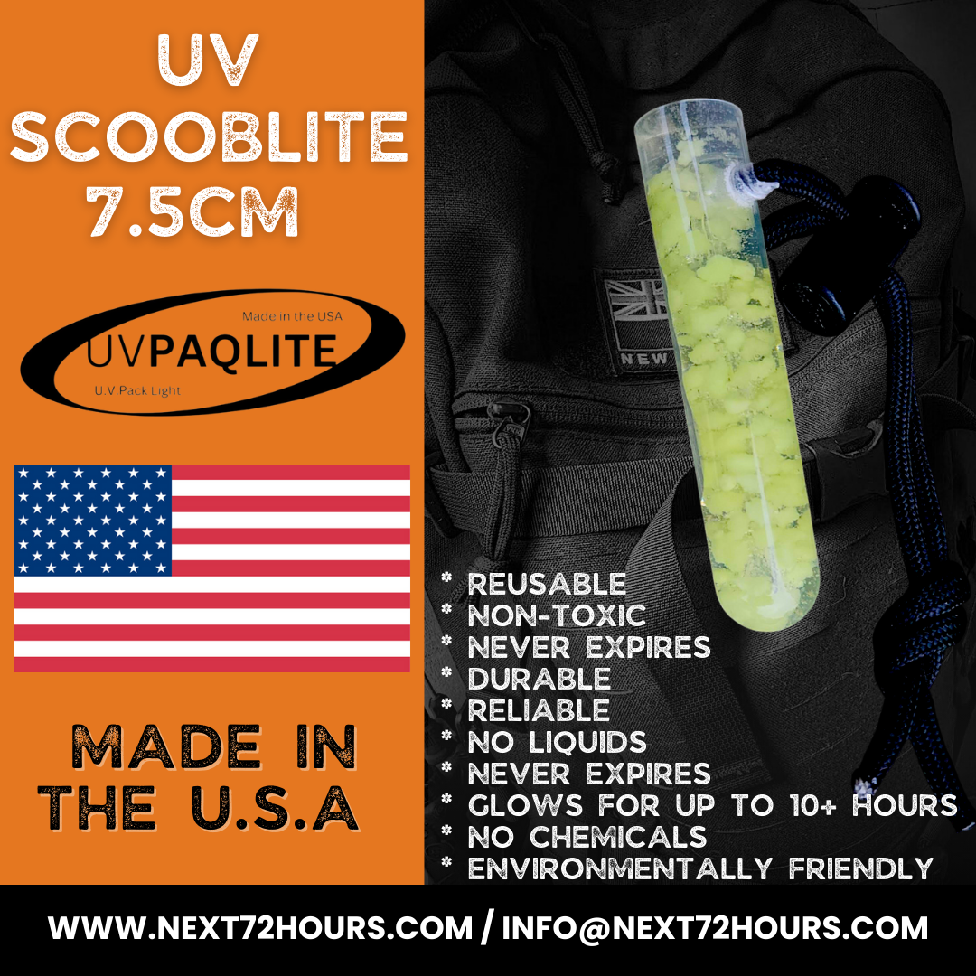 UV SCOOBLITE 7.5CM - SCUBA DIVING MARKER | REUSABLE | MADE IN THE USA