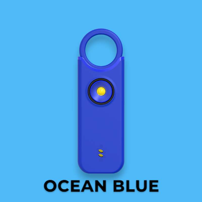 Personal Safety Alarm 135dB | Personal Panic Alarm NZ | OCEN BLUE Front View