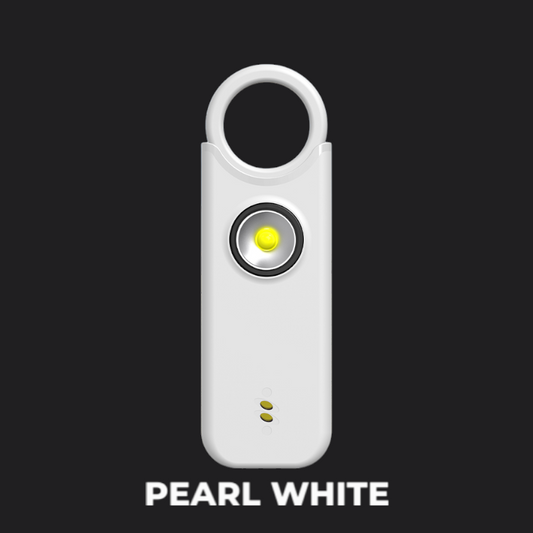  Personal Safety Alarm 135dB | Personal Panic Alarm NZ | PEARL WHITE | She's Birdie