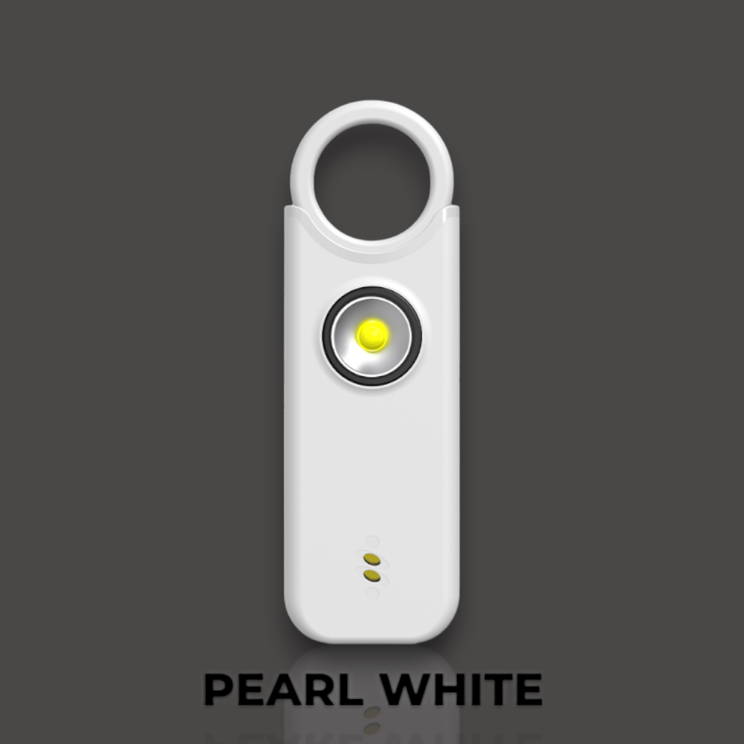 Personal Safety Alarm NZ | She's Birdie Alternative | Pearl White 